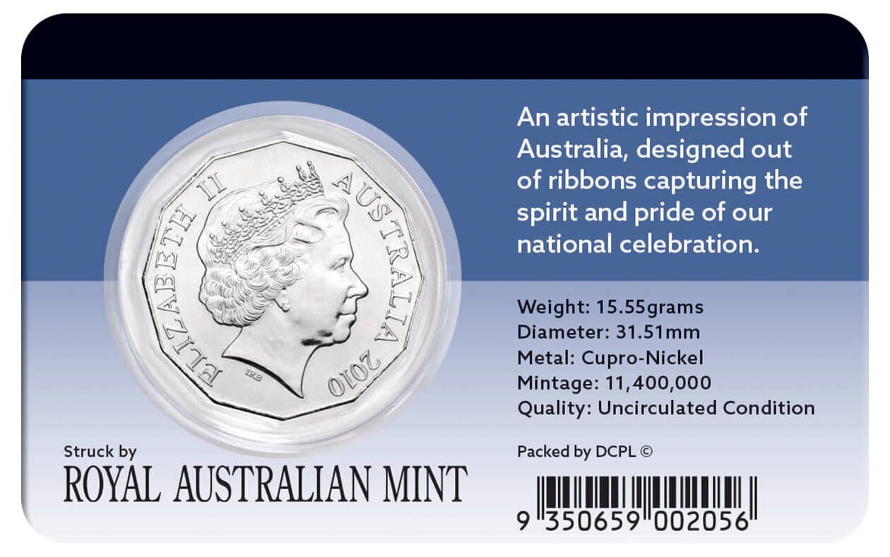 2010 50c Australia Day Coin Pack