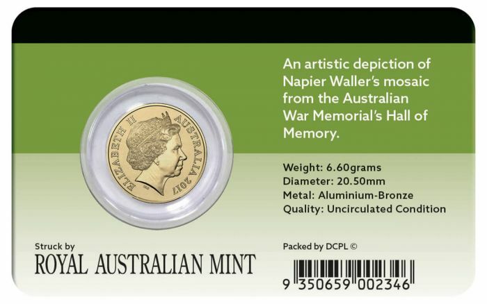2017 $2 ANZAC DAY Lest We Forget Coin Pack