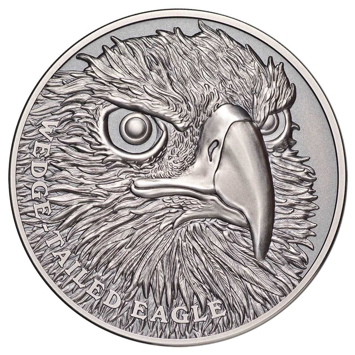 2020 $1 Wedge-Tailed Eagle 1oz Silver Proof High Relief Coin