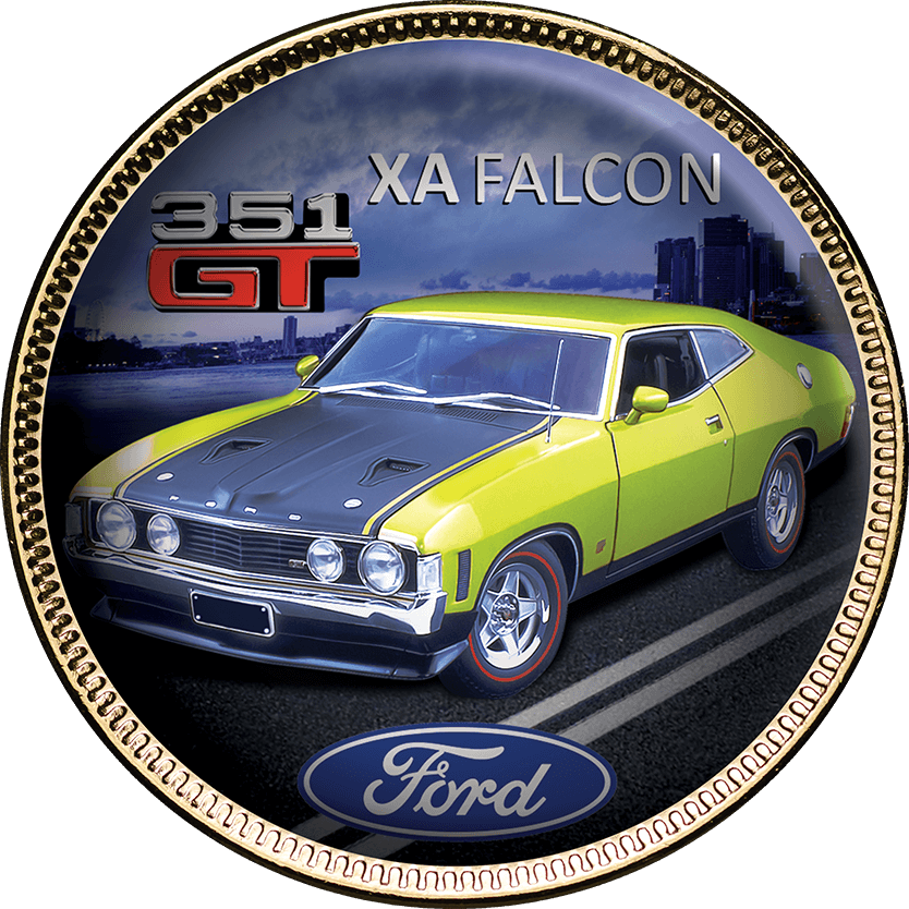 Ford GT Falcons Enamel Penny Collection