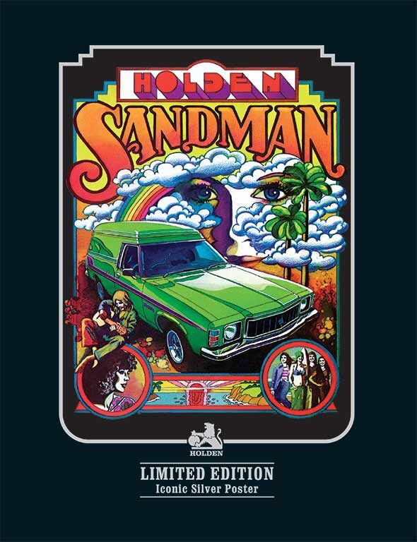 Holden Sandman Limited Edition Silver Poster 