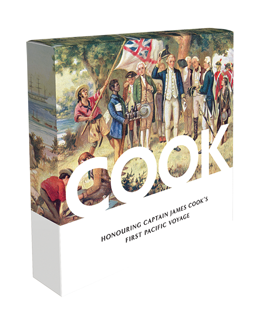 Captain Cook Gold Plated Penny 9 Coin Collection