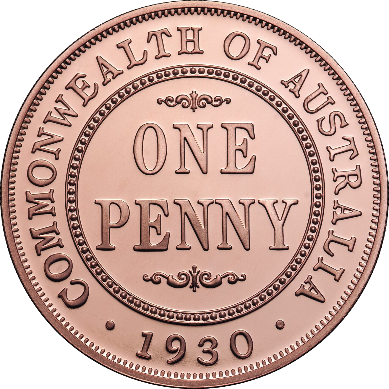 1930 Penny Rose-Gold Plated Commemorative Tribute