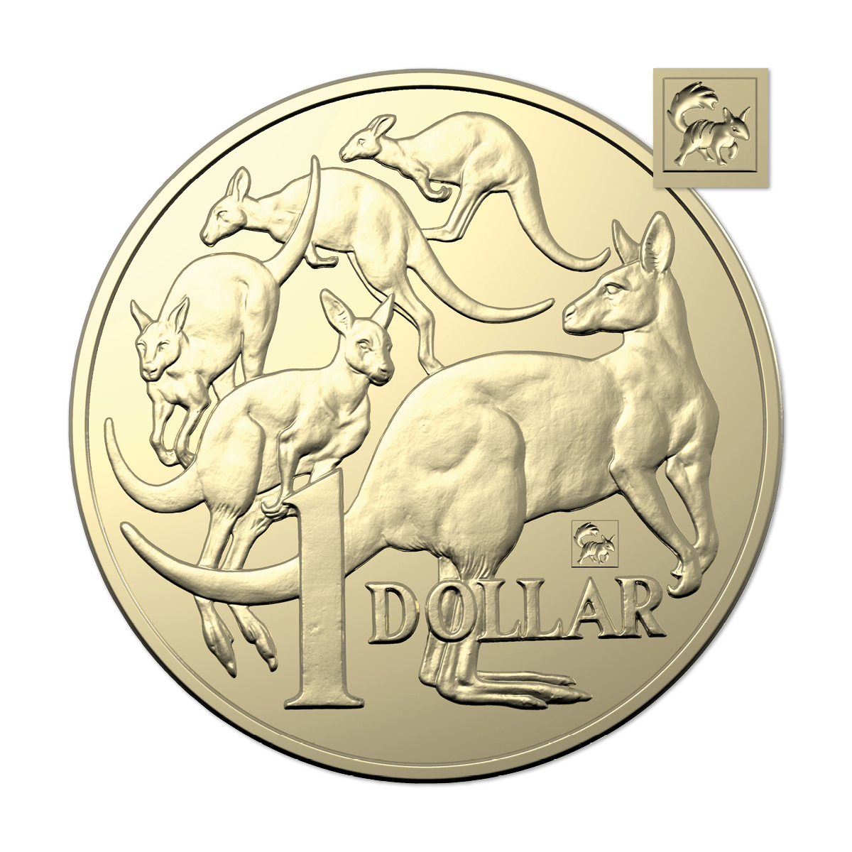 2021 $1 Numbat Privy Mark Coin ANDA Perth Money EXPO 