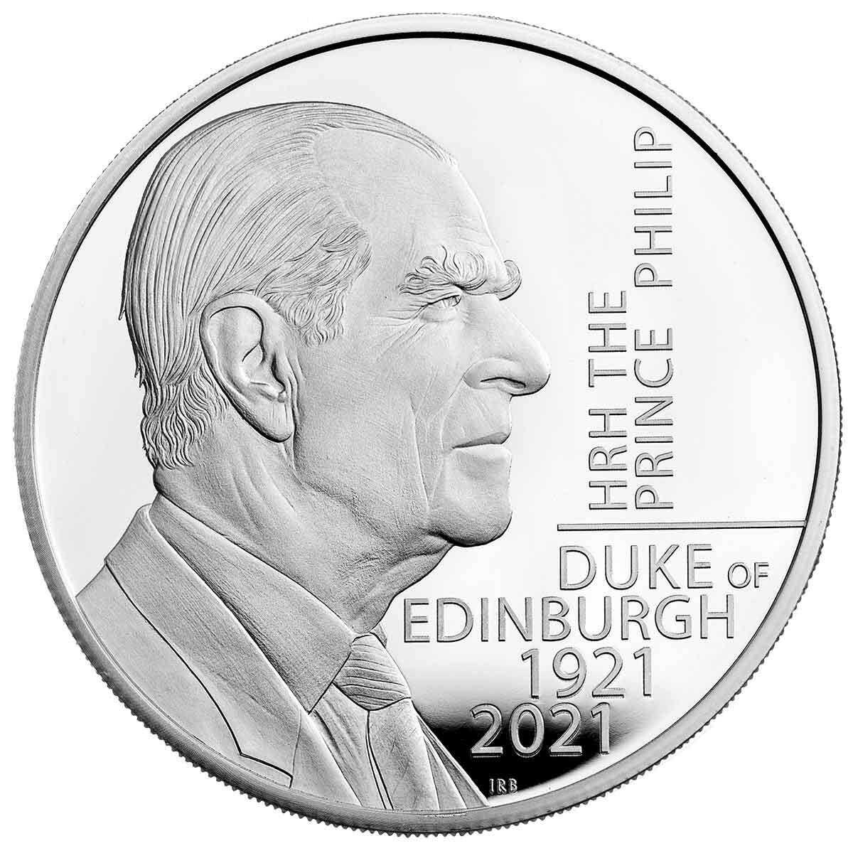 2021 £5 Prince Philip Silver Proof Coin