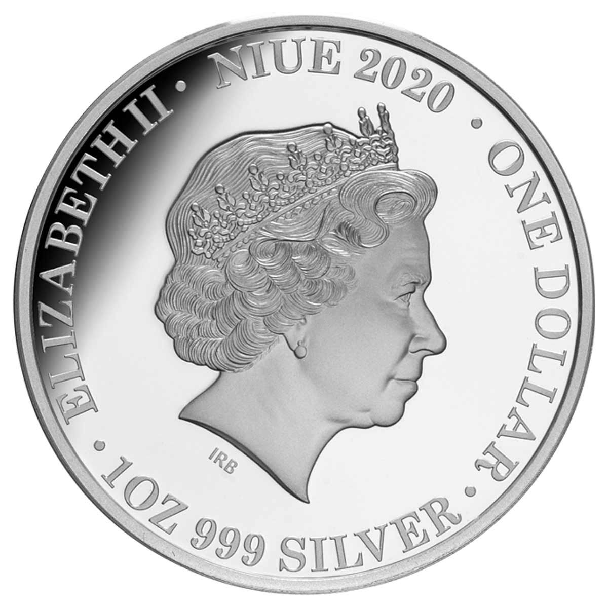2020 $1 Queen Elizabeth II Long May She Reign Silver Proof Coin ...