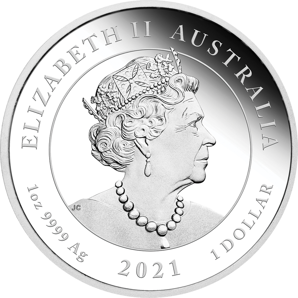 2021 $1 HM Queen Elizabeth II 95th Birthday 1oz Silver Proof Coin ...