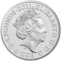 2021 Queen Elizabeth II 95th Birthday £5 BU Coin - Aussie Coins and Notes