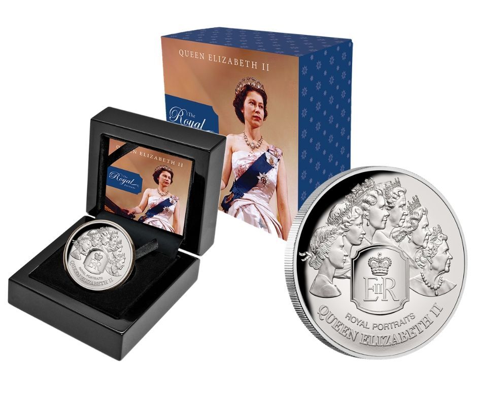 <b style="font-size: 22px;">2020 Tokelau $5 Royal Portrait Queen Elizabeth II 1 Oz Silver Proof</b>