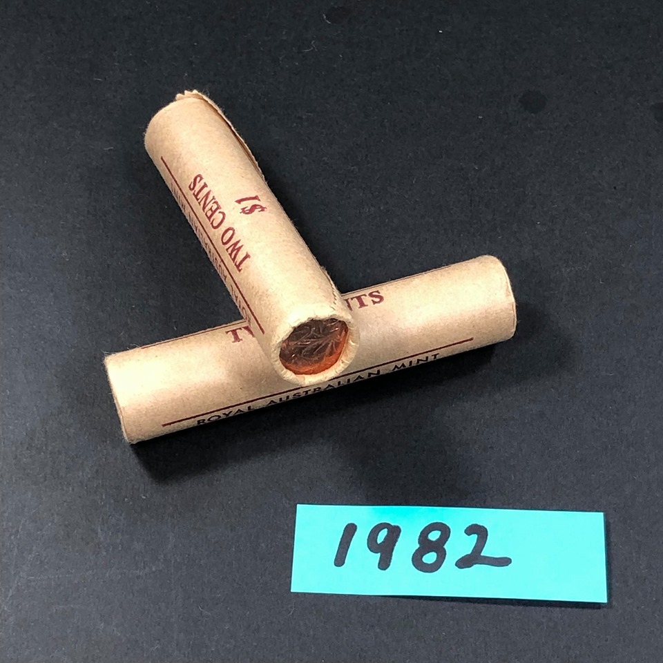2 Cent Royal Australian Mint Rolls