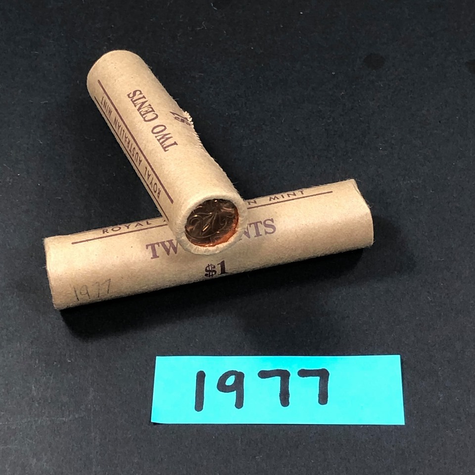 2 Cent Royal Australian Mint Rolls