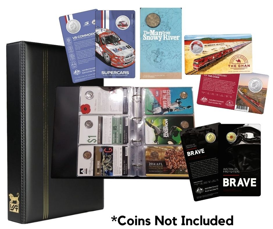 VST Balmoral Album for Large Carded RAM Coins with Pages - Aussie Coins ...