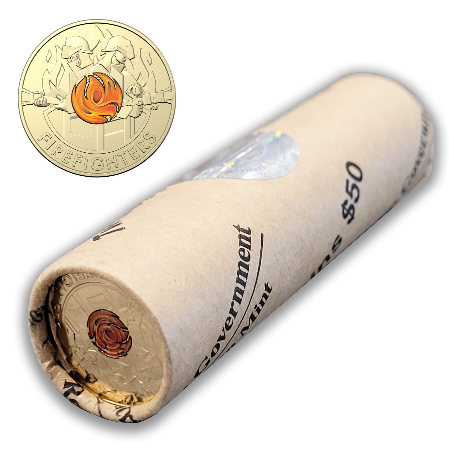 <b>2020 $2 Firefighters RAM Logo Roll</b>