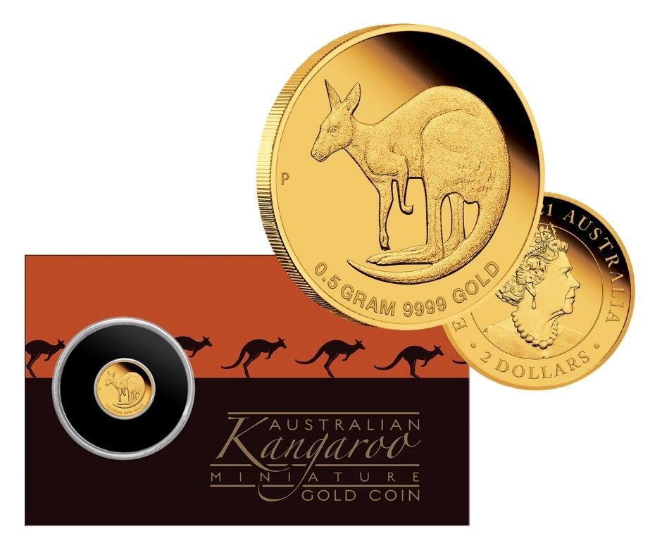 <b>2021 0.5g Mini Roo Gold Coin</b>