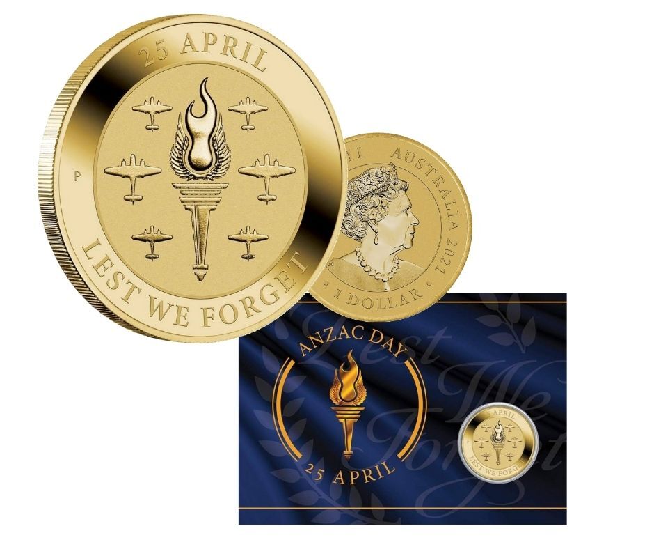 <b>2021 $1 ANZAC DAY UNC</b>