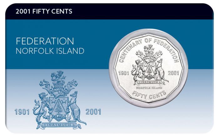Download 2001 50c Federation Norfolk Island Coin Pack - Aussie Coins and Notes