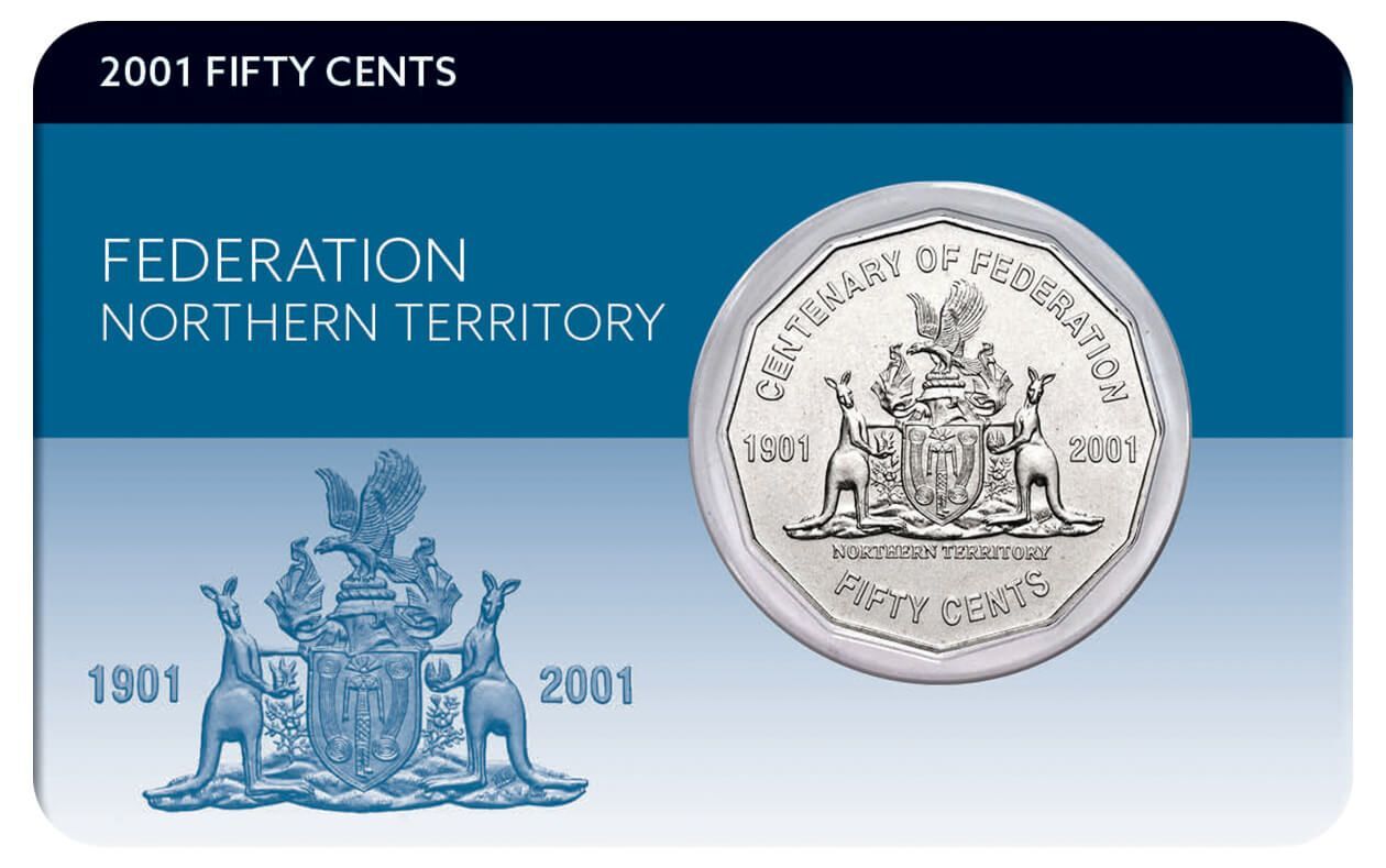 Download 2001 50c Federation Northern Territory Coin Pack - Aussie Coins and Notes