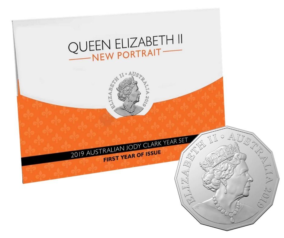 <b>2019 Jody Clark Portrait Queen Elizabeth II Australian 6 Coin Set </b>