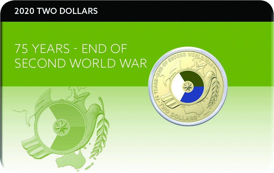<b>2020 $2 75 Years End Of Second World War Coin Pack</b>