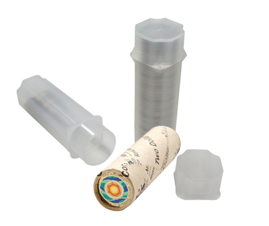 5 x 'Guardhouse' Coin Stacking Tubes 22mm Perfect for $2 Rolls 