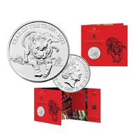 2022 £5 Lunar Year of the Tiger Brilliant Uncirculated Coin