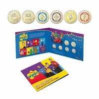 2021 $1 & $2 Thirty Years Of the Wiggles Collection Folder