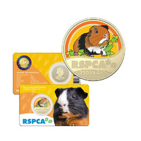2021 $1 Guinea Pig - 150th Anniversary Of The RSPCA UNC