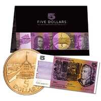 $5 Last Note & First Coin Pack Uncirculated