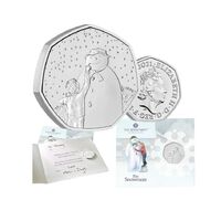 2021 50p The Snowman Cupro-Nickel Brilliant UNC