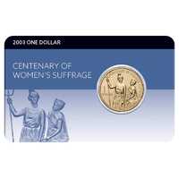 2003 $1 Centenary of Women's Suffrage Coin Pack