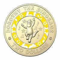 2021 $2 Dorothy The Dinosaur - Wiggles 30th Anniversary AUNC