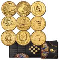 1984-2001 $1 Commemorative 9-Coin Collection Uncirculated