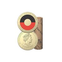 2021 $2 Aboriginal Flag RAM Logo Roll