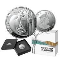 2022 $1 Kangaroo Impressions of Australia Silver Proof Coin 