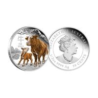 2021 Lunar Ox 1/2oz Silver Bullion Coin