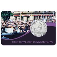 1954 Royal Visit Florin Fine to Very Fine Style 2 