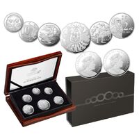 2022 Six-Coin Silver Proof Denomination Coin Set