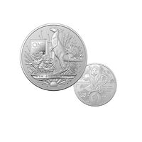 2022 $1 Australia's Coat of Arms (NSW) 1oz Silver Investment Coin 