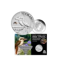 2022 Australian Kookaburra with Numbat Privymark 1oz Silver - Perth ANDA Money Expo
