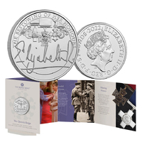 2022 £5 The Queen's Reign Honours and Investitures Brilliant UNC