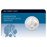 2001 20c Centenary of Federation Australian Capital Territory Cu-Ni Coin Pack