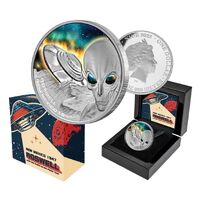 2022 $1 Roswell 1oz Silver Proof Coin