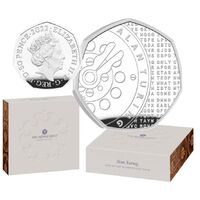 2022 50p Alan Turing Silver Proof Coin