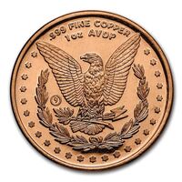 US Morgan Dollar 1oz Copper Round
