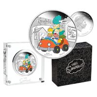  2022 Krusty Lu Studios 1oz Silver Proof Coloured Coin