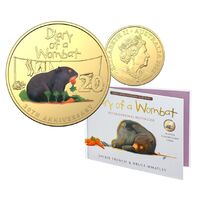 2022 20c 20th Anniversary Diary of a Wombat Gold-Plated Coloured Deluxe Ed Book
