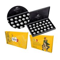 2022 $1 Great Aussie Coin Hunt 3 Silver Proof Coin Set