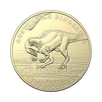 2022 $1 Australian Dinosaur - Australovenator UNC