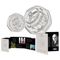 2022 50p 100th Anniversary of Our BBC UK Brilliant UNC