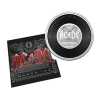 2022/2023 20c AC/DC 45th Anniversary - Black Ice Coloured UNC